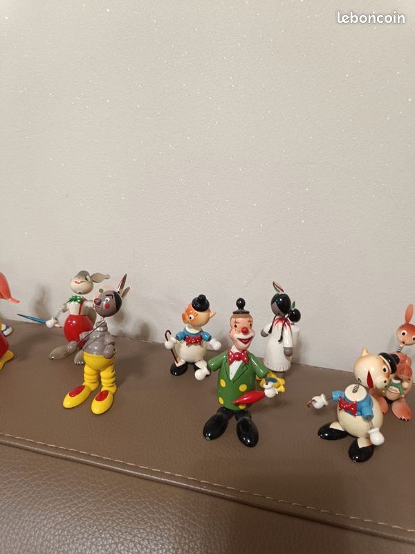 Lot Figurines Goula En Bois – Made In Spain – Vintage – Pour Adultes Collection