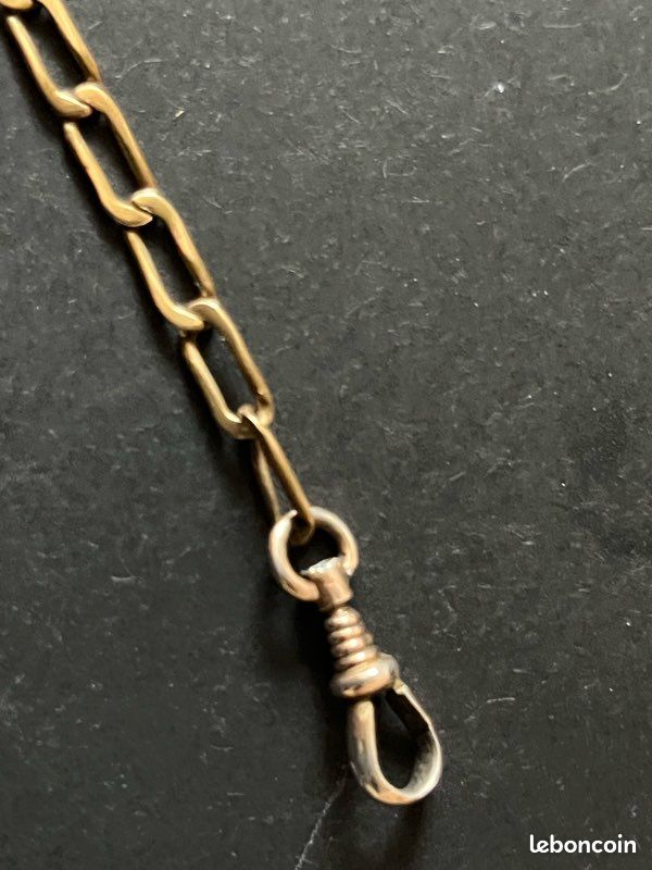 Ancienne Chaîne Pour Montre à Coq - Pièce Vintage Pour Mouvement De Montre - Occasion, état à Vérifier
