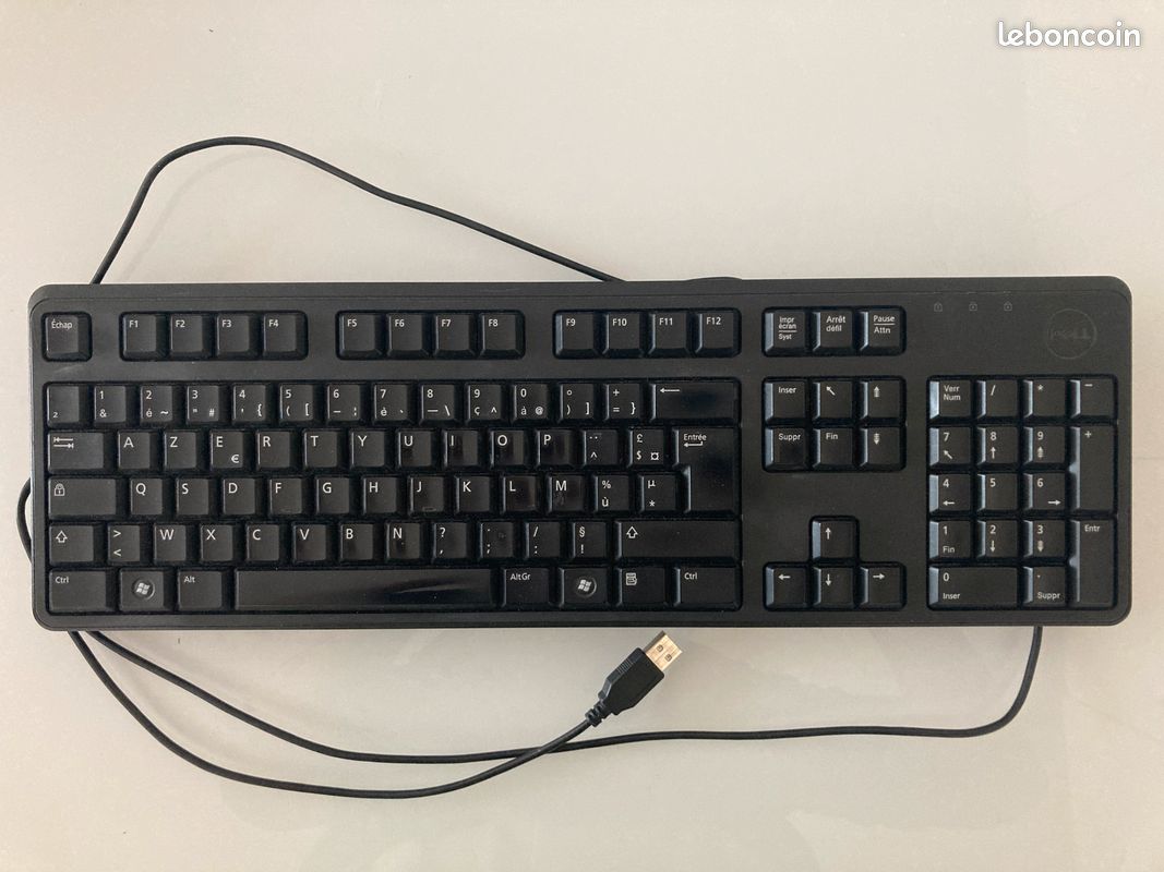 Touche De Clavier Dell Azerty - Modèle NSK D5A0F, D'occasion, Pour Remplacement