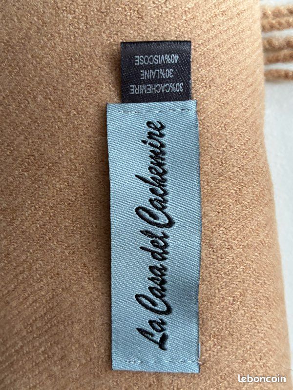 Maxi écharpe La Casa del Cashmere - Made in Italy - 200cm (image 4)