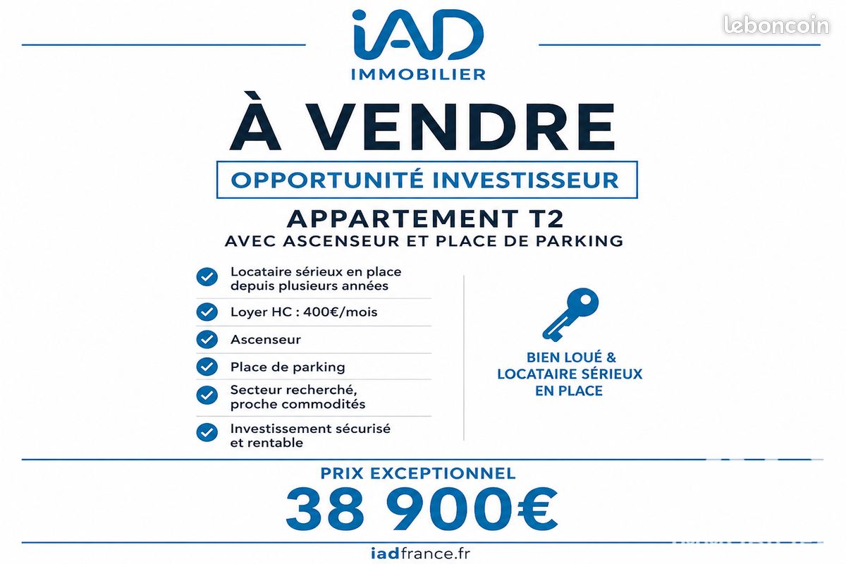 Appartement 2 pièces 51 m² · à Sedan · 51 m² · 38 900 €