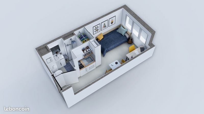 Appartement - 1 pièce - CAMPUS TOLOSAN (image 3)