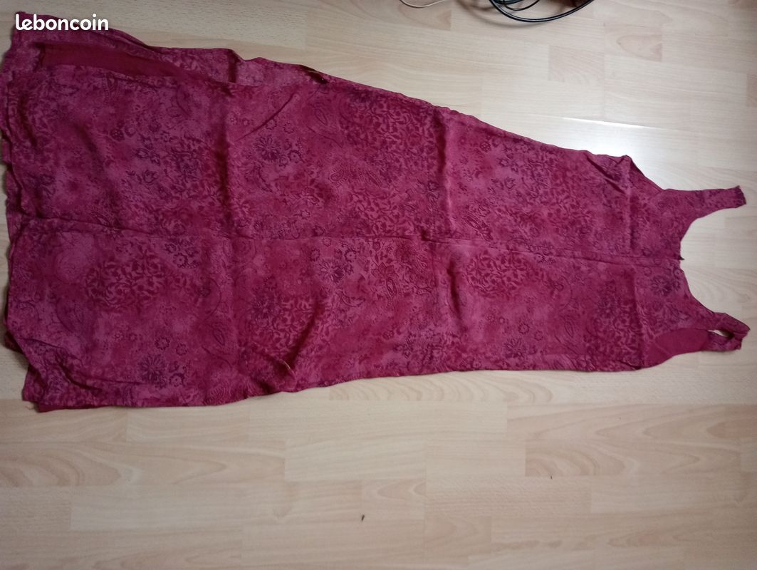 Robe habillée rouge à bretelles Armand Thierry t. 38 (image 5)