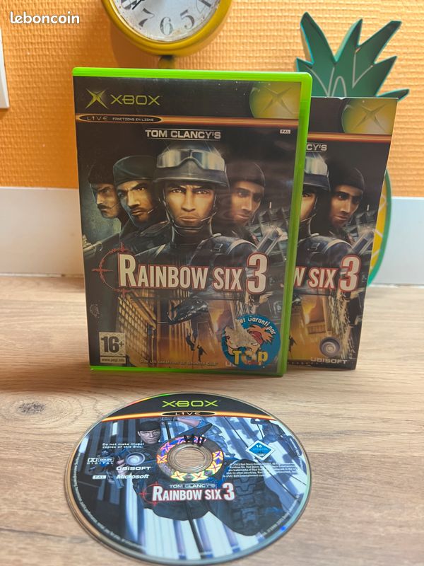 Jeu Xbox - Tom Clancy's Rainbow Six 3 - Complet PAL FR - Bon état
