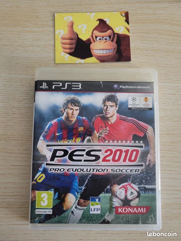 Jeu PES 2010 PS3 - Version PAL FR - Complet Boîte Et Notice - Bon état