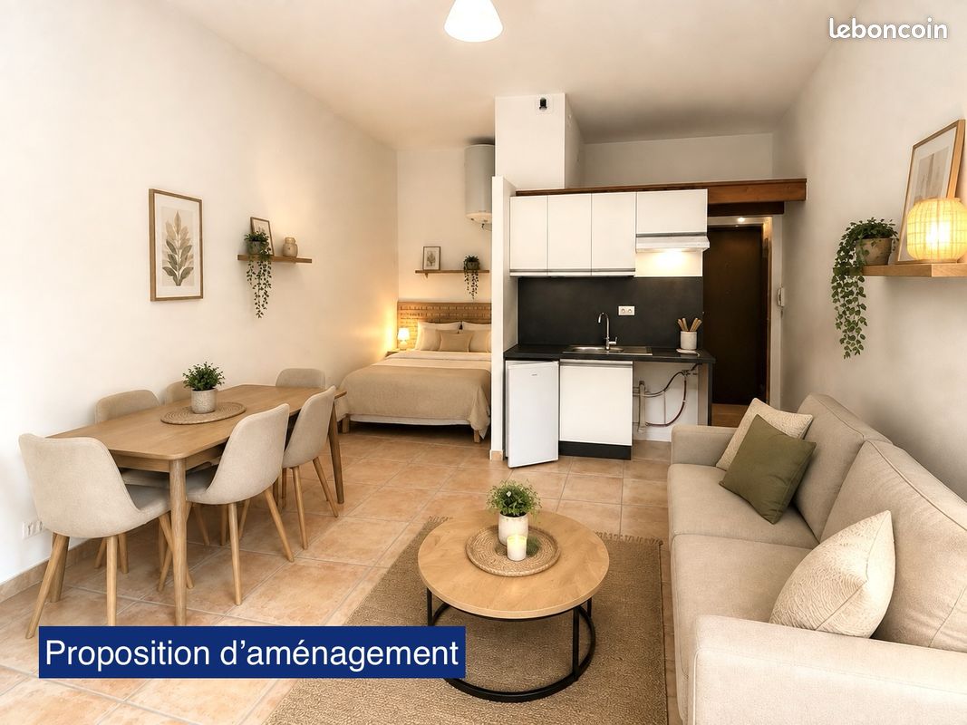 Appartement 1 pièce 23 m² · à Saint-Jean-du-Gard · 23 m² · 400 €