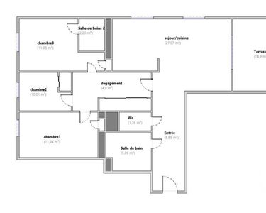 Appartement 420 000 € - 83 m²