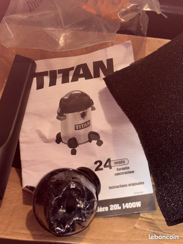 Aspirateur Chantier Sac Aspirateur Titan Ttb 352 Vac Aspirateur De