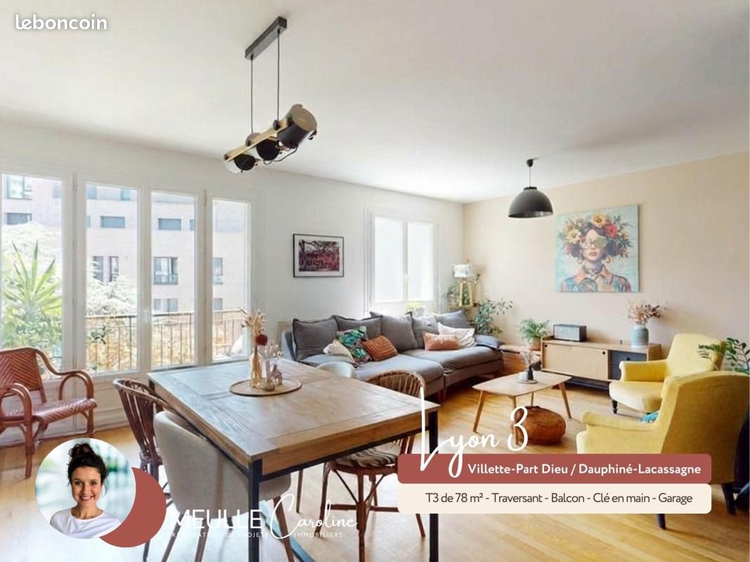 Appartement 3 pièces 77 m² · à Lyon · 77 m² · 335 000 €