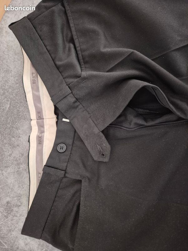 Pantalon homme noir Brice Vêtements - Main Image