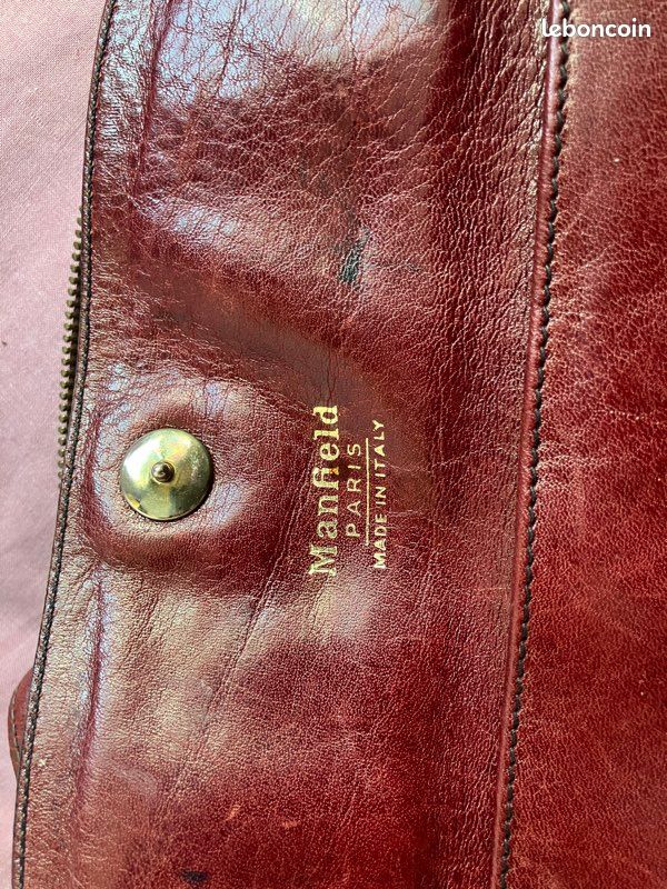 Sac à dos cuir vintage Manfield