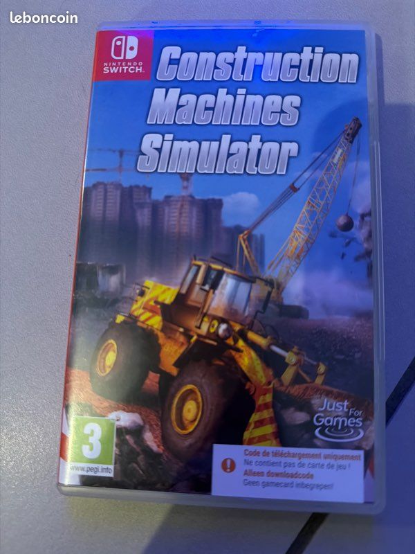 Jeu Construction Machines Simulator Pour Nintendo Switch - Neuf, Scellé, Simulation De Chantier, PEGI 3