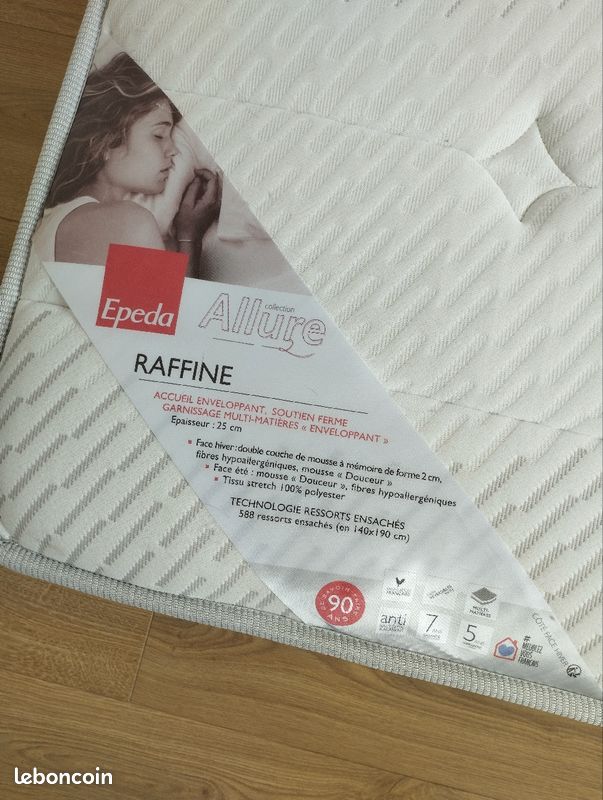Vend matelas Epeda+sommier (image 1)