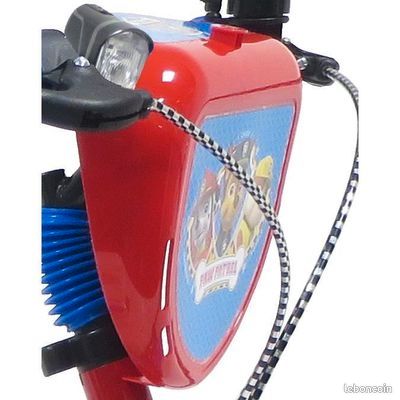 Vélo enfant 16" Pat Patrouille équipé de 2 freins, Bidon/Porte Bidon Garde Boue, Plaque avant, stabi (image 4)