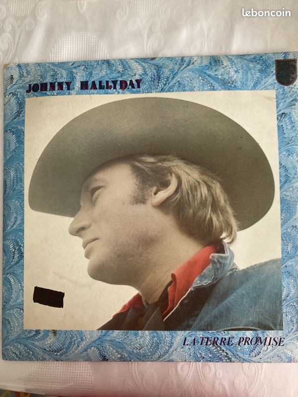 Disque vinyle 33 tours Johnny - La Terre Promise - 10 (image 1)