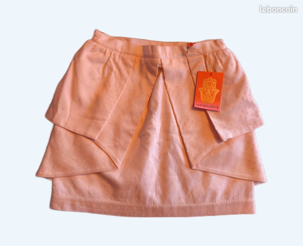 Jupe Manoush Baby Doll / Rose pâle / taille 38 (image 1)