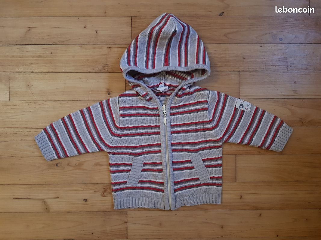Sweat 3 mois Petit Bisou (image 1)