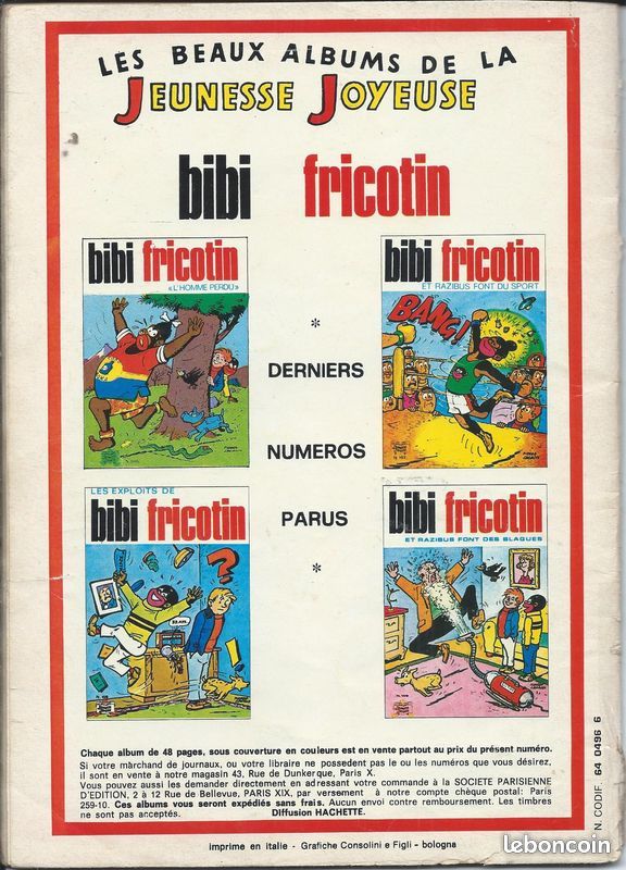 BD Les Pieds Nickelés en Perigord N° 108 (image 2)
