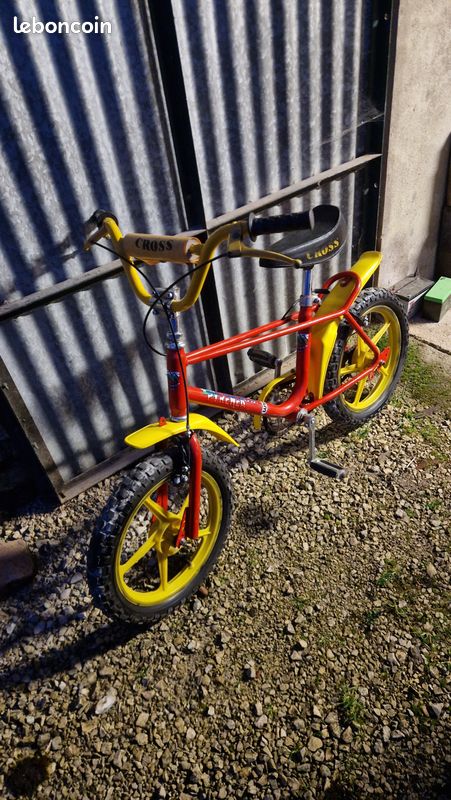 2 oldSchool cross Bmx Garde boue ancien bicross collector vélo vintage