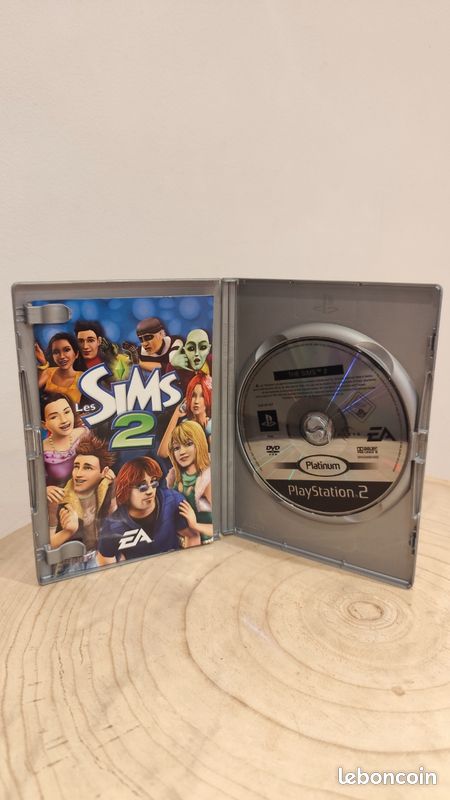 Jeu PS2 les Sims 2 avec boîte d'origine, notice et cd (image 2)