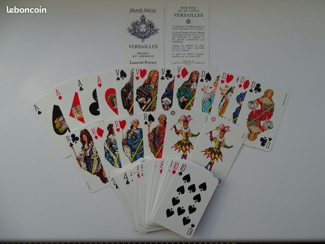 Ancien Livret Grimaud Pour Jeu De Cartes - Doré Vintage Paris