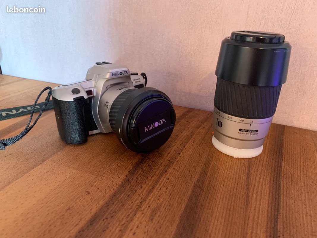 Minolta Dynax 505si + 2 objectifs Minolta – Négociable - Photo, audio & vidéo