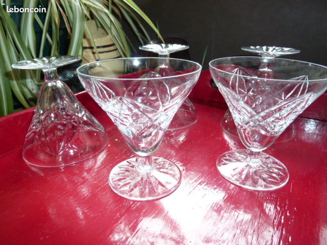 5 Coupes anciennes en CRISTAL ST LOUIS (kar) (image 3)