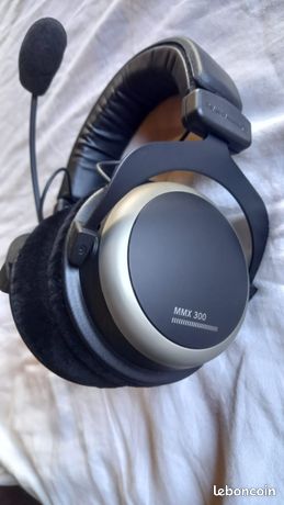 micro-casque circum-aural 2 oreilles - mic dyn - LA BS
