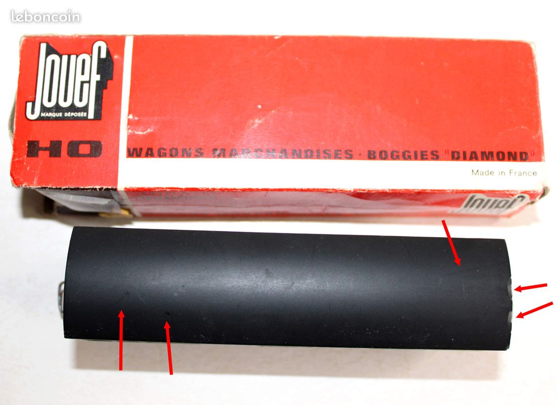 Lot De 5 Boîtes Vides Jouef – Wagons HO 1/87e – Références 6450 à 6490