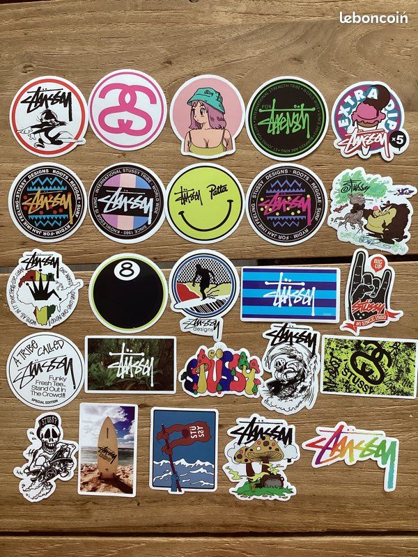 Sticker Patch Stussy STUSSY Stüssy FASHION IRON/SEW ON EMBROIDERD