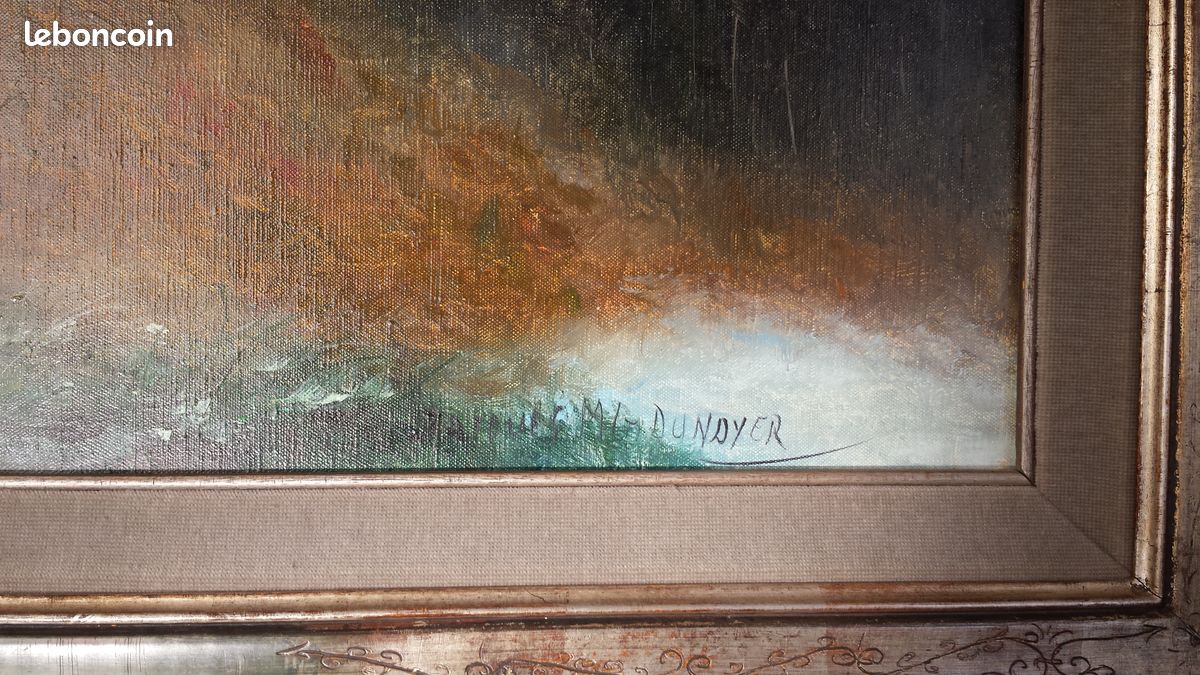 Tableau HUILE SUR TOILE Jacques Michel DUNOYER (image 3)