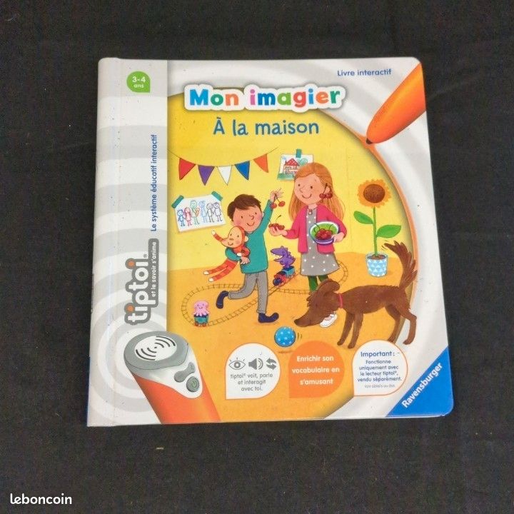 Livre Tiptoi Imagier Maison Ravensburger Tiptoi Livre Interactif - Mon Imagier à La Maison - Jeu Éducatif Sans Écran Dès 3 Ans Livre Tiptoi Imagier Maison Ravensburger Tiptoi Livre Interactif - Mon Imagier à La Maison - Jeu Éducatif Sans Écran Dès 3 Ans