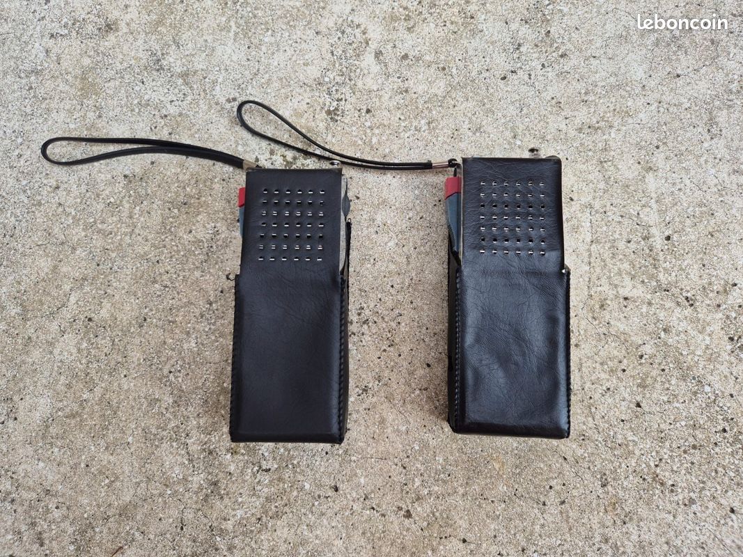 Talkie Walkie Skyfon Solid State – Vintage Années 70 – Noir Et Chromé #C056