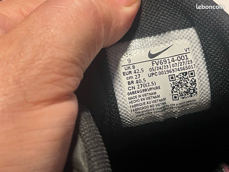 Nike Air Max Plus Tuned Air homme noir/orange EU 42,5 FV6914-001 (image 4)