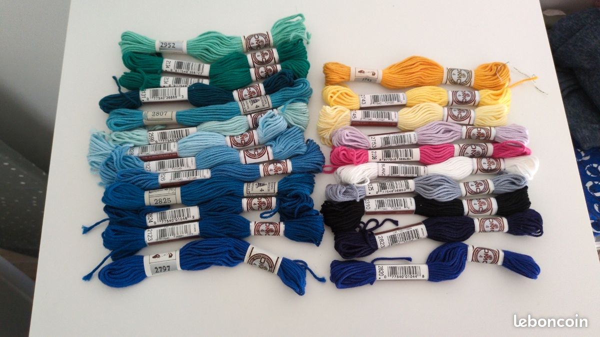 Fils de coton retors mat dmc (image 1)