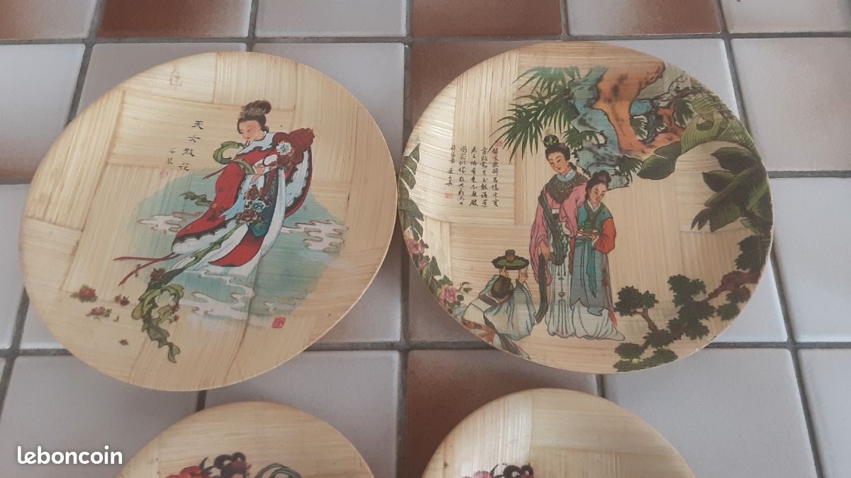 6 coupelles en bambou deco asiatique (image 5)