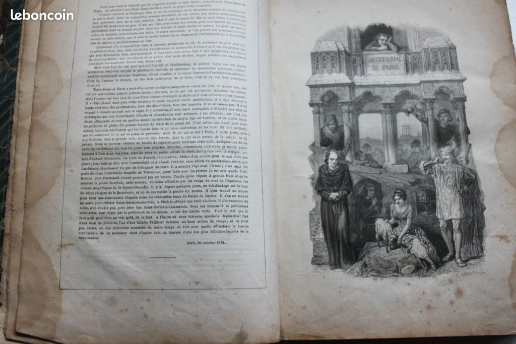 Livre ancien les veillées parisiennes - reliées - 1860 bouigane63 (image 5)