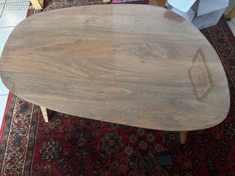 JANEIRO - Table basse vintage en bois de manguier L10 (image 1)