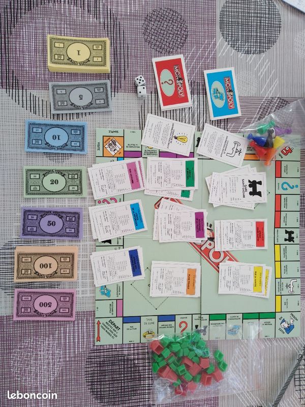 Jeu de société "Monopoly" format réduit (image 3)