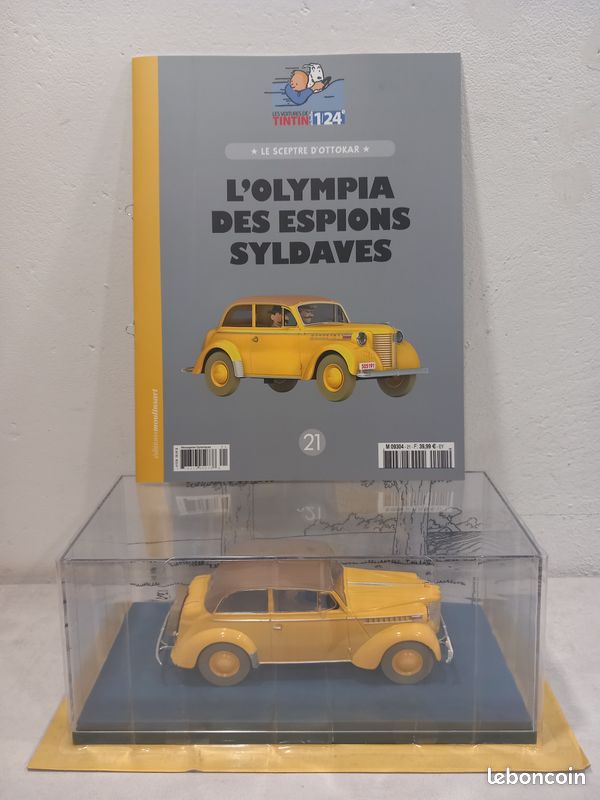 Hachette – Tintin – Voiture L’Olympia Des Espions Syldaves – 1/24 – État Parfait
