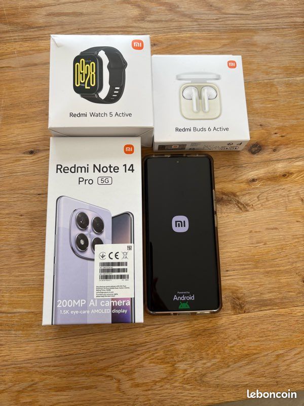 Redmi Note 14 Pro + Watch 5 active + Buds 6 (image 1)
