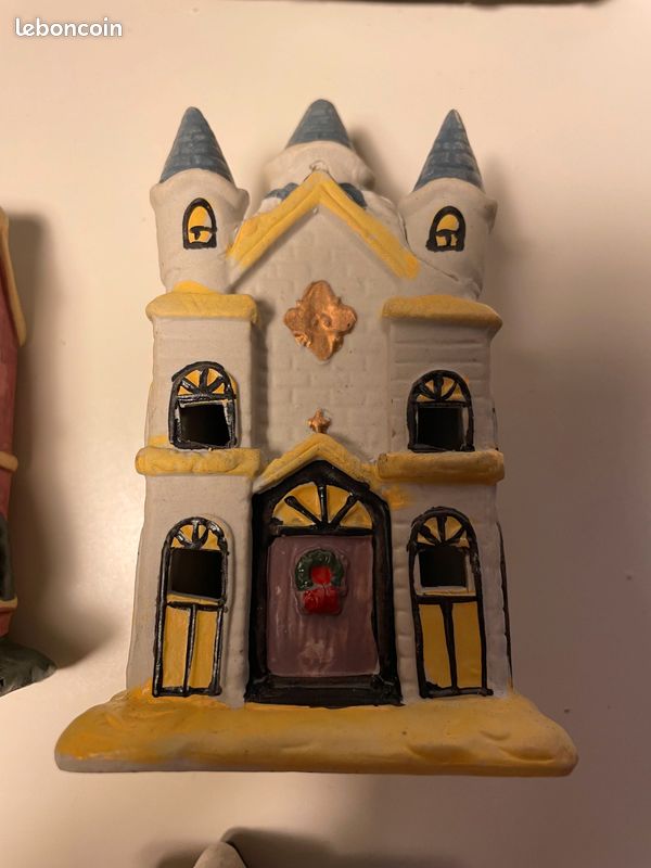 Décoration de Noël - Lot de 5 crèches Alsaciennes (image 7)