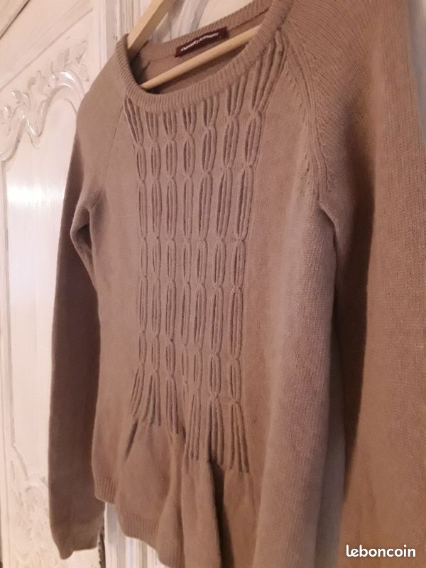 Pull comptoir des cotonniers camel, taille XS (image 7)