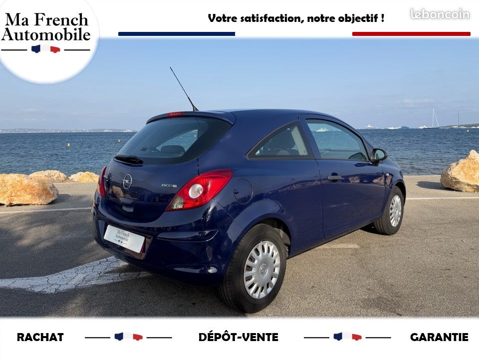 OPEL CORSA D 60ch - 1 ER MAIN - ENTRETIEN A JOUR - 3 CLÉS - GARANTIE - IDÉAL JEUNE CONDUCTEUR - RADIO - KIT ANTI-CREVAISON - PRISE 12V - ISOFIX - RÉGLAGE VOLANT - TAPIS CAOUTCHOUC - PROTEGE COFFRE (image 3)