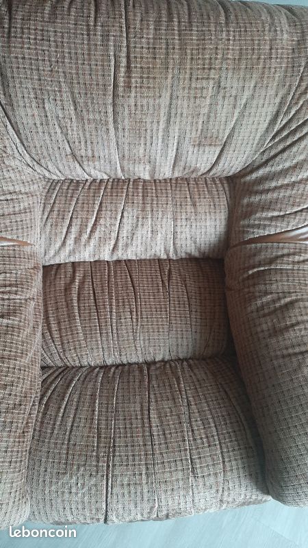 Fauteuil en velours (image 2)