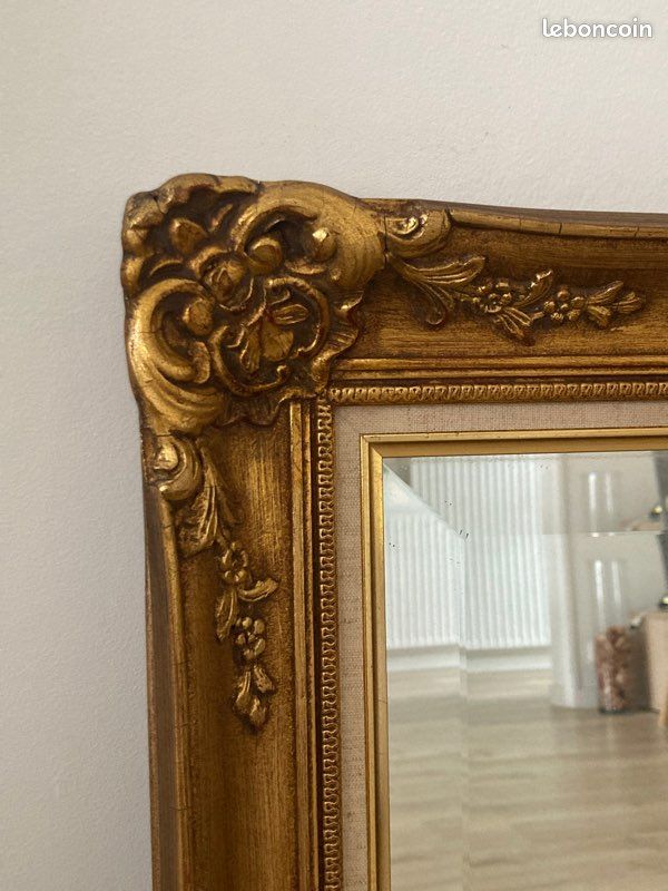 Miroir ancien doré (image 2)