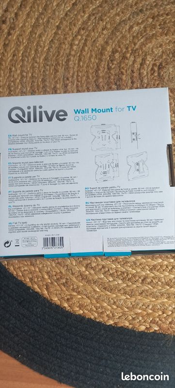 Support murale télévision marque Qilive (image 3)