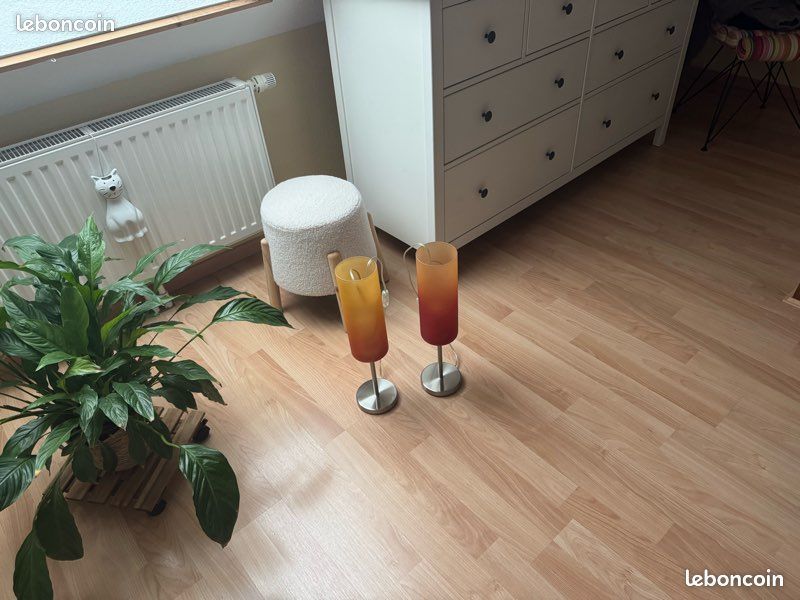 2 lampes de chevet au design moderne et élégant (image 2)