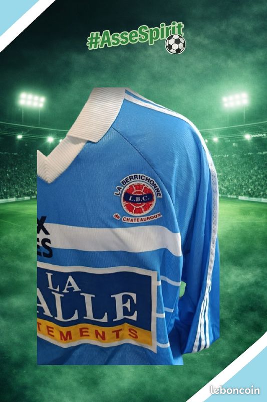 Maillot Adidas Châteauroux Savidan – Coupe De La Ligue 1999-2000 – Taille XL Homme