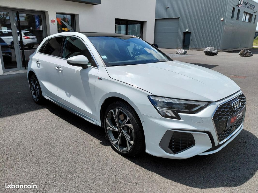 AUDI A3 SPORTBACK 1.4 40 TFSIE 204H 150 PHEV HYBRID 25.7KWH S-LINE S-TRONIC BVA / Toit Panoramique / Garanti (image 3)
